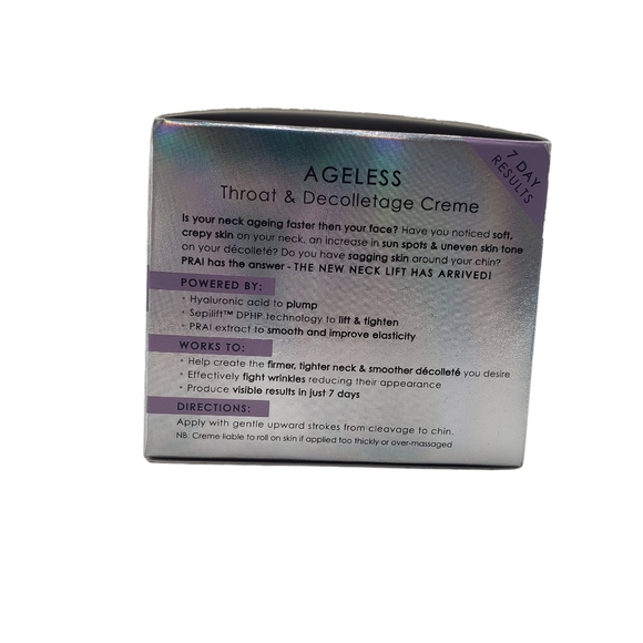 Prai Ageless Throat & Decolletage Creme 1.7 oz Firming Neck Anti-Aging Cream - Picture 8 of 9